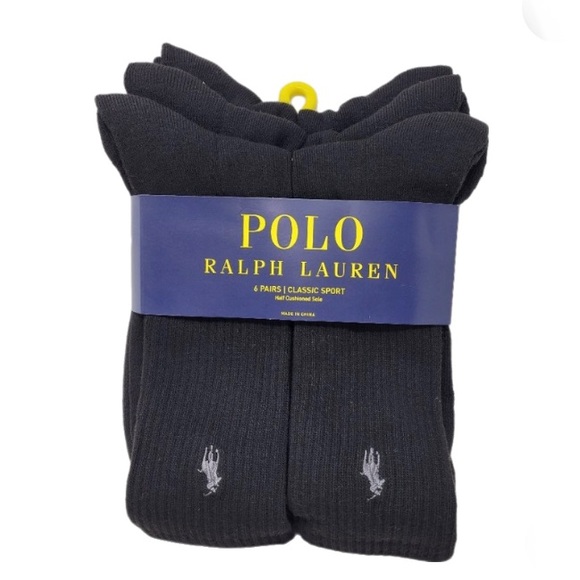 Polo Ralph Lauren Cushioned Crew Socks - Picture 3 of 16